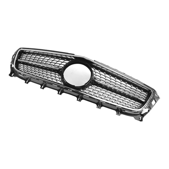 GTR-stil frontgrill Mercedes Benz CLS-klass W218 C218 X218 2011-2014 Övre stötfångargrill i krom