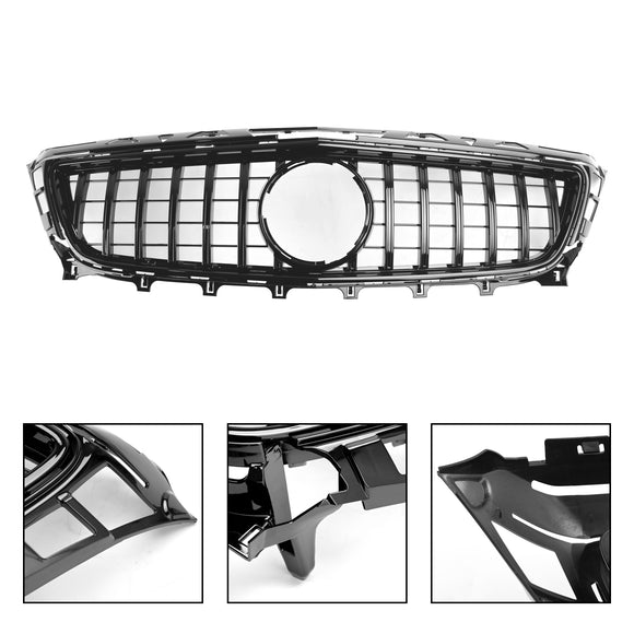 GTR-stil frontgrill Mercedes Benz CLS-klass W218 C218 X218 2011-2014 Övre stötfångargrill i krom