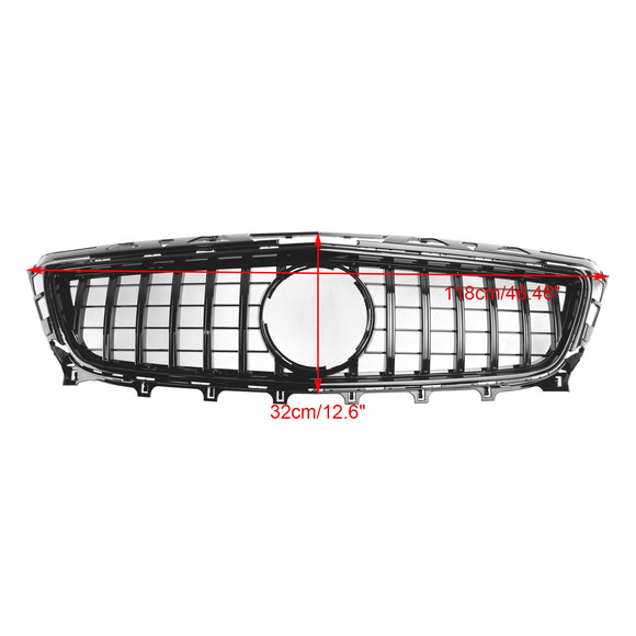 GTR-stil frontgrill Mercedes Benz CLS-klass W218 C218 X218 2011-2014 Övre stötfångargrill i krom