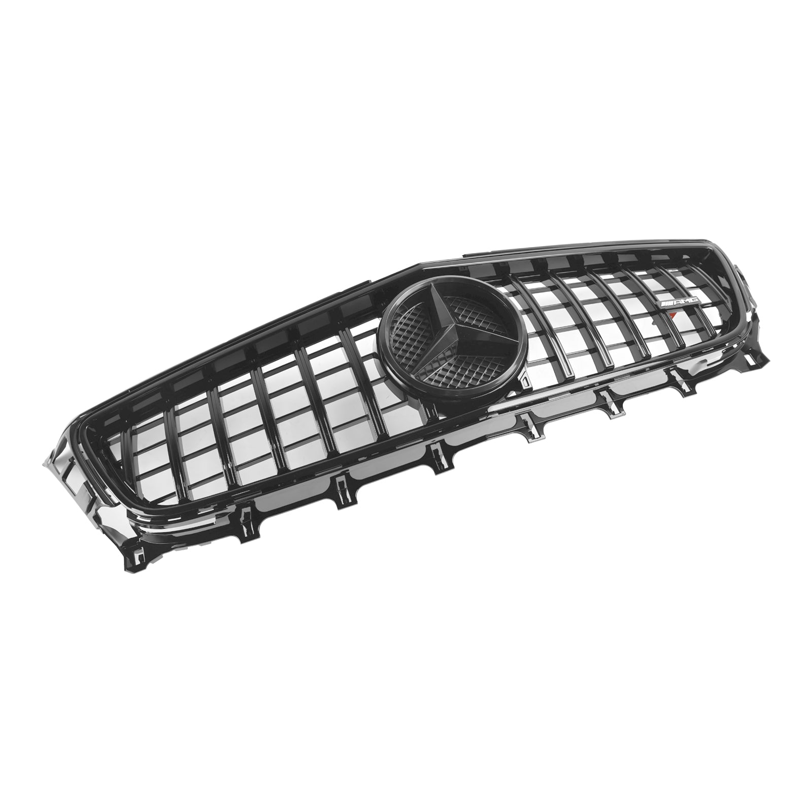 Mercedes Benz CLS W218 C218 X218 2011-2014 CLS250/350/400/500/550 Diamond / AMG Style Grille Front Bumper Black Grill