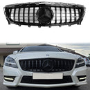 Mercedes Benz Clase CLS W218 Parrilla AMG del parachoques delantero para CLS250/350/400/500/550 (2011-2014), color negro brillante.-1