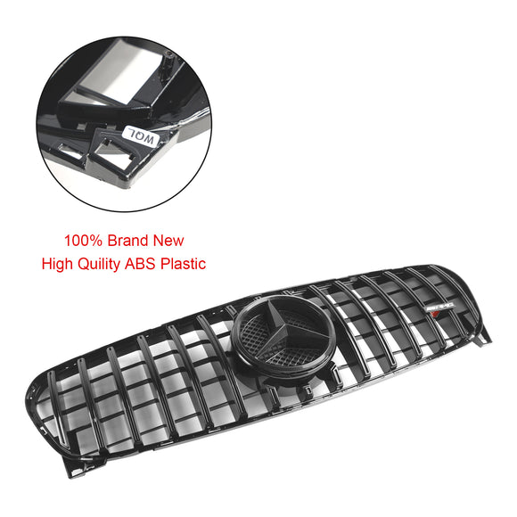 Mercedes Benz GLA-Class W156 X156 GLA180/200/220/45 2017-2019 Facelift Front Grill Black Replacement Grille