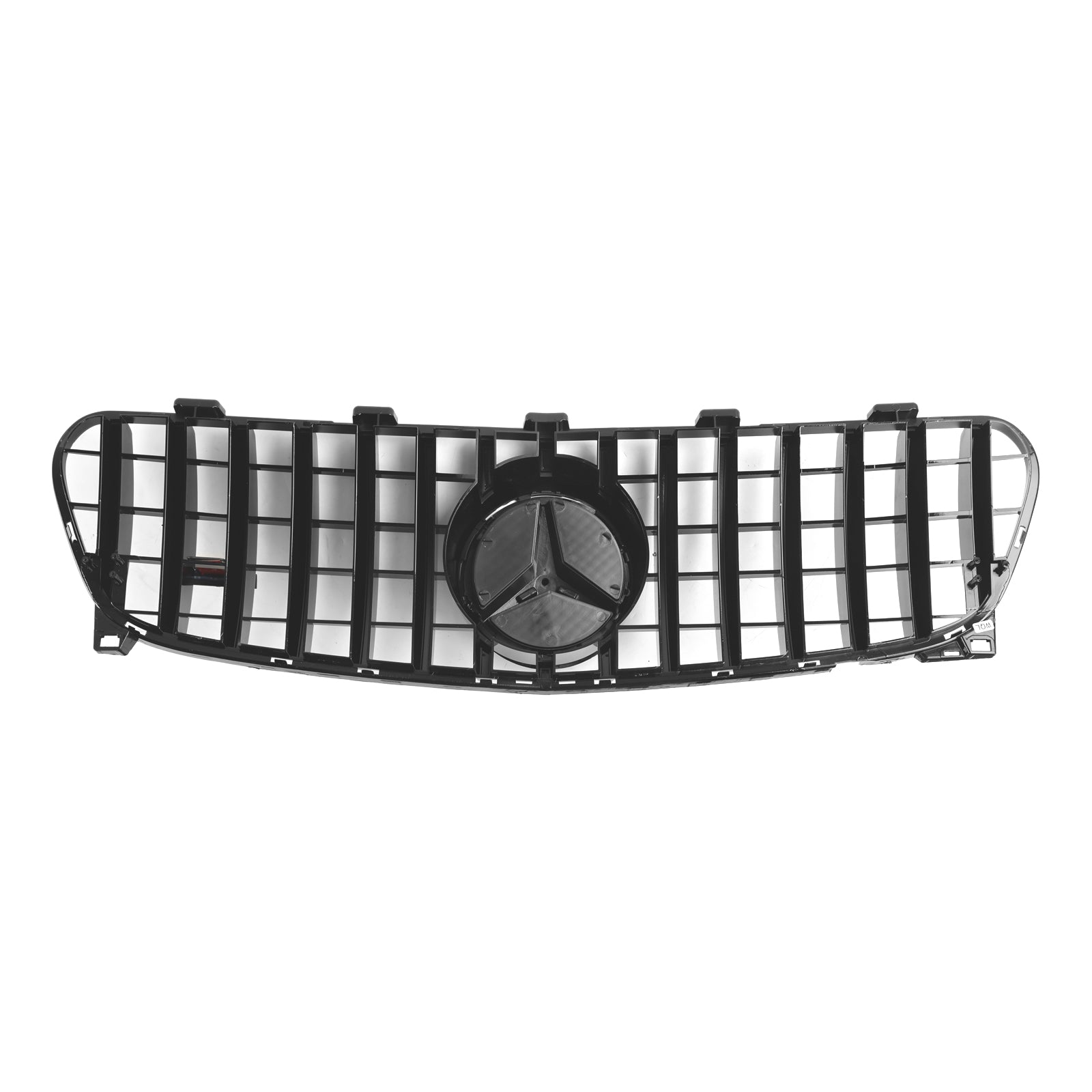 2017-2019 Mercedes Benz GLA-Class W156 X156 GT Style Grille Front Bumper Glossy Black Grill