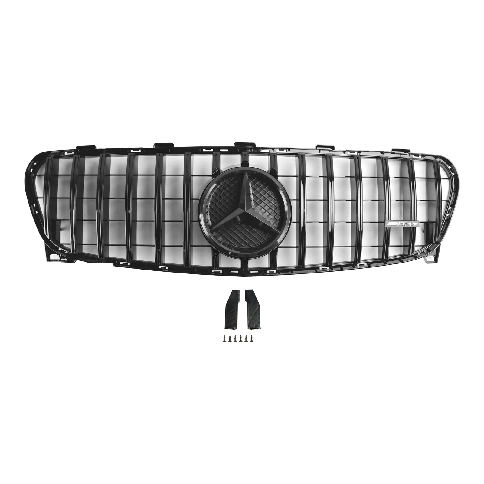 Mercedes Benz GLA-Class W156 X156 GLA180/200/220/45 2017-2019 Facelift Front Grill Black Replacement Grille