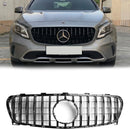 Mercedes Benz Classe GLA W156 Griglia anteriore nera di ricambio per X156 GLA180/200/220/45 Facelift 2017-2019-3