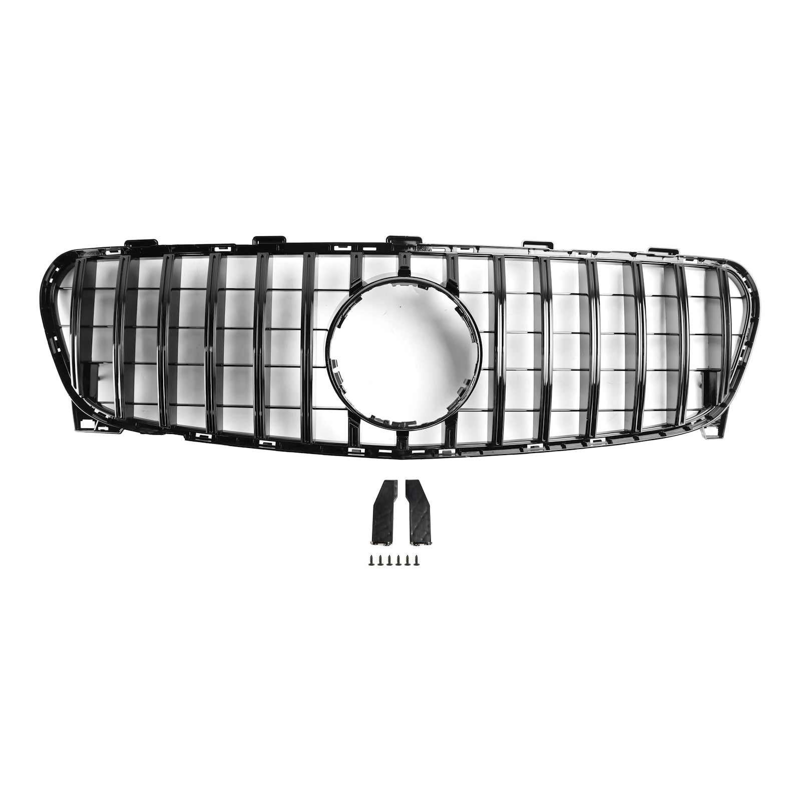 Mercedes Benz GLA-Class W156 X156 GLA180/200/220/45 2017-2019 Facelift Front Grill Black Replacement Grille