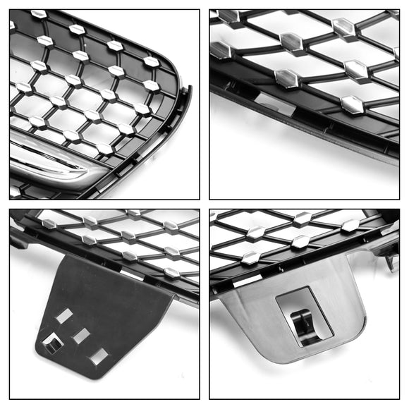 Mercedes Benz V-Class W447 2019.4-2023 GT Grille Front Bumper Replacement Chrome Grill