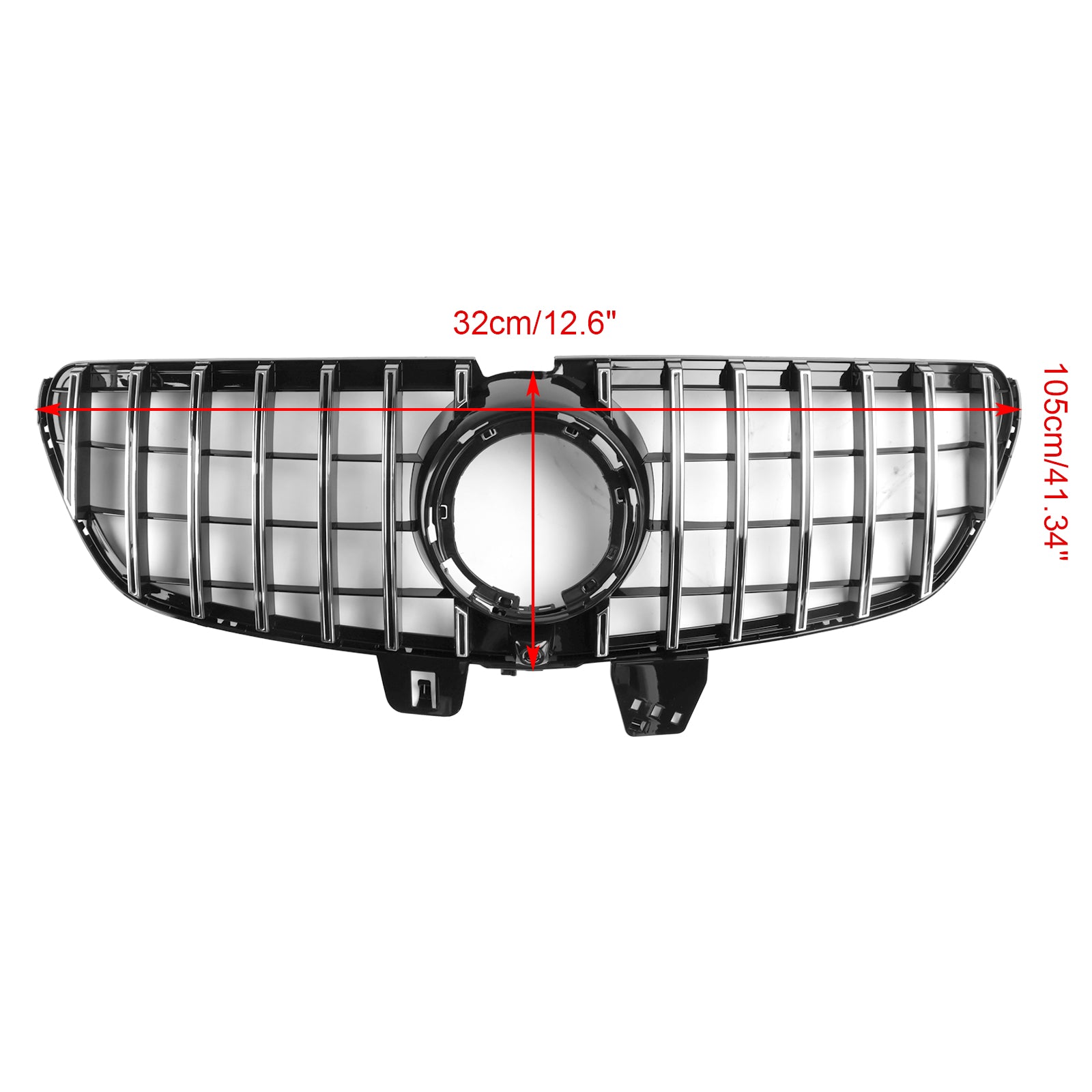 Parrilla superior del parachoques delantero estilo AMG de Mercedes Benz Clase V W447 V220d/250d/300d/250 2019.4-2023