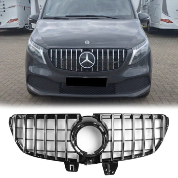 2019.4-2023 Mercedes Benz V-Klasse W447 V220d/250d/300d/250 Oberer Kühlergrill für die vordere Stoßstange im AMG-Stil