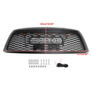 TRD PRO Style Kühlergrill für Toyota Sequoia 2008–2018, Frontstoßstange, schwarzer Ersatzgrill mit LED-Licht-3