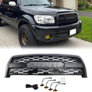 Toyota Tundra | TRD PRO Grille | 2003-2006 | With Four LED Lights | Matte Black |  Front Bumper Replacement Grill-1
