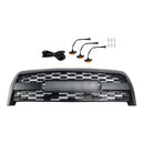 Toyota Tundra | TRD PRO Grille | 2003-2006 | With Four LED Lights | Matte Black |  Front Bumper Replacement Grill-9