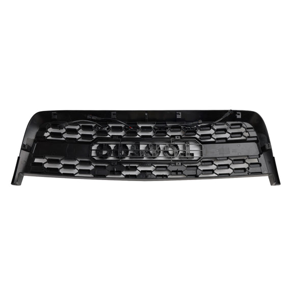 Reemplazo de parrilla de parachoques delantero estilo Toyota Tundra TRD PRO 2003-2006, rejilla negra mate con luz LED