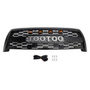 Reemplazo de parrilla de parachoques delantero estilo Toyota Tundra TRD PRO 2003-2006, rejilla negra mate con luz LED-12