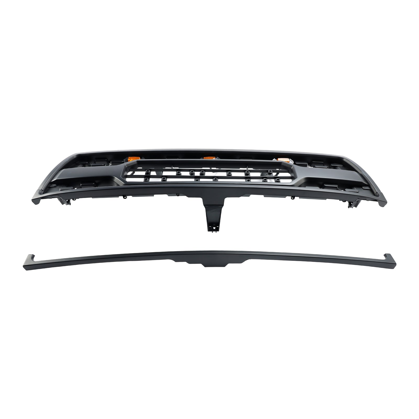 Grille de pare-chocs avant de remplacement pour Toyota 4Runner 1996-2000 avec éclairage LED Grille noire mate