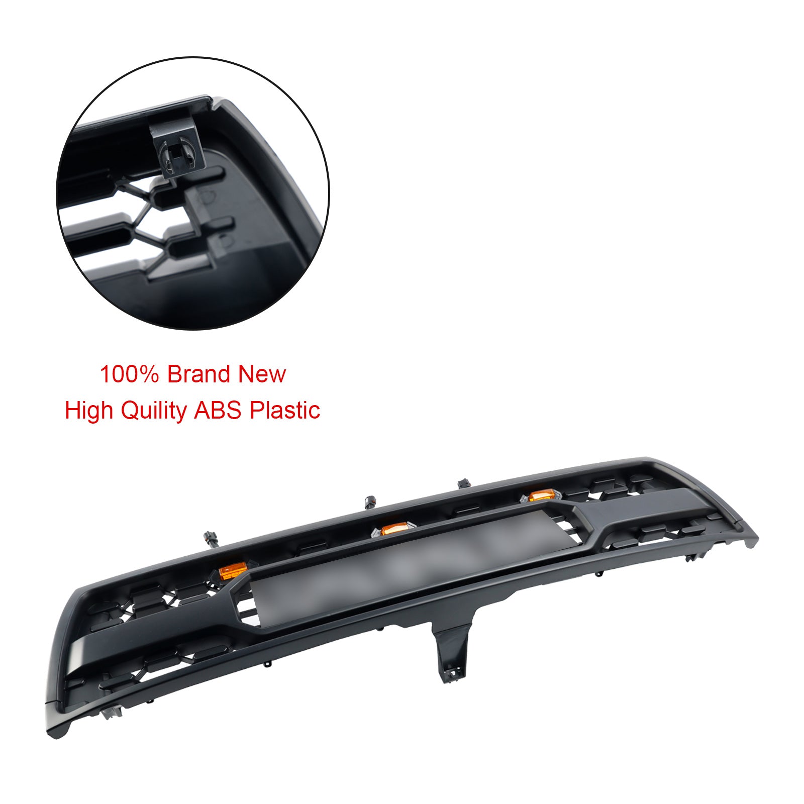 1996-2000 Toyota 4Runner TRD Pro Style Front Stoßstange Grill mattes schwarzes Kühlergrill mit LED-Licht