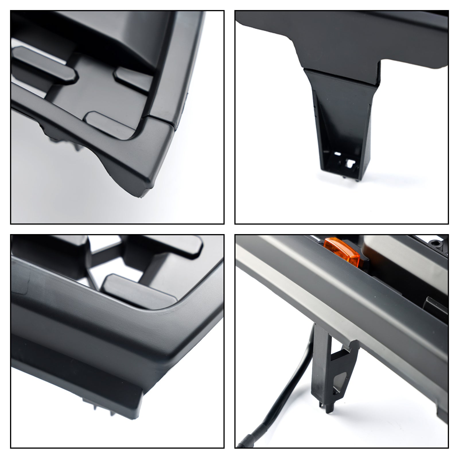 1996-2000 Toyota 4Runner TRD Pro Style Front Stoßstange Grill mattes schwarzes Kühlergrill mit LED-Licht