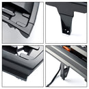 Ford Transit Mk8 2015-2019 Matowa czarna kratka przedniego zderzaka Wymiana Czarna kratka w stylu Raptor z literą FORD-13