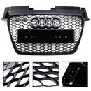 Audi TT TTS J8 MK2 2006-2014 RS Style Front Honeycomb Grill Replacement Black Grille-5