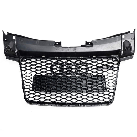 Audi TT TTS J8 MK2 2006-2014 RS Style Front Honeycomb Grill Replacement Black Grille