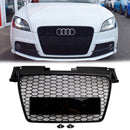 Audi TT TTS J8 MK2 2006-2014 RS Style Edessä Hunajakenno Grillin vaihto Musta Säleikkö-4