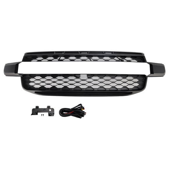 Ford Ranger Next Gen T9 2023-2025 Grill w stylu Raptor Zderzak przedni Czarna kratka ze światłem LED