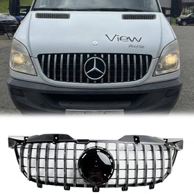 Mercedes-Benz Sprinter 2006-2013 W906 Parrilla de parachoques delantera estilo AMG 1500 2500 3500