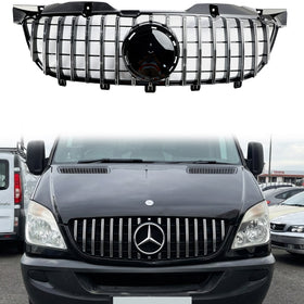 Mercedes-Benz Sprinter 2006-2013 W906 Parrilla de parachoques delantera estilo AMG para modelos 1500, 2500 y 3500 antes del rediseño