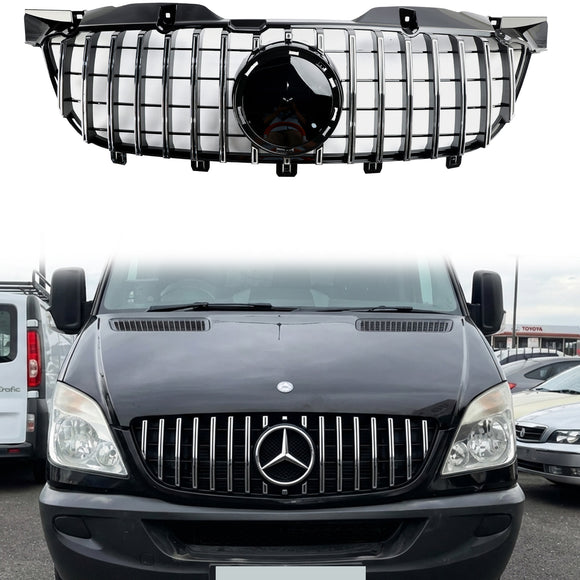 2006-2013 Mercedes-Benz Sprinter W906 Pre-Facelift 1500 2500 3500 Etupuskurin maski AMG-tyyliin