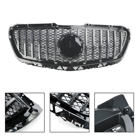 2014-2018 Mercedes-Benz Sprinter W906 1500 2500 3500 3500XD GT-tyylinen maski Etupuskurin krominen maski