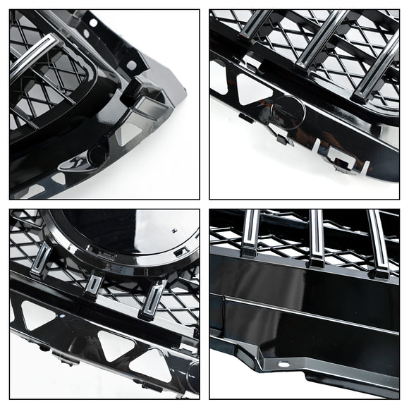 2014-2018 Mercedes-Benz Sprinter W906 1500 2500 3500 3500XD GT-tyylinen maski Etupuskurin krominen maski