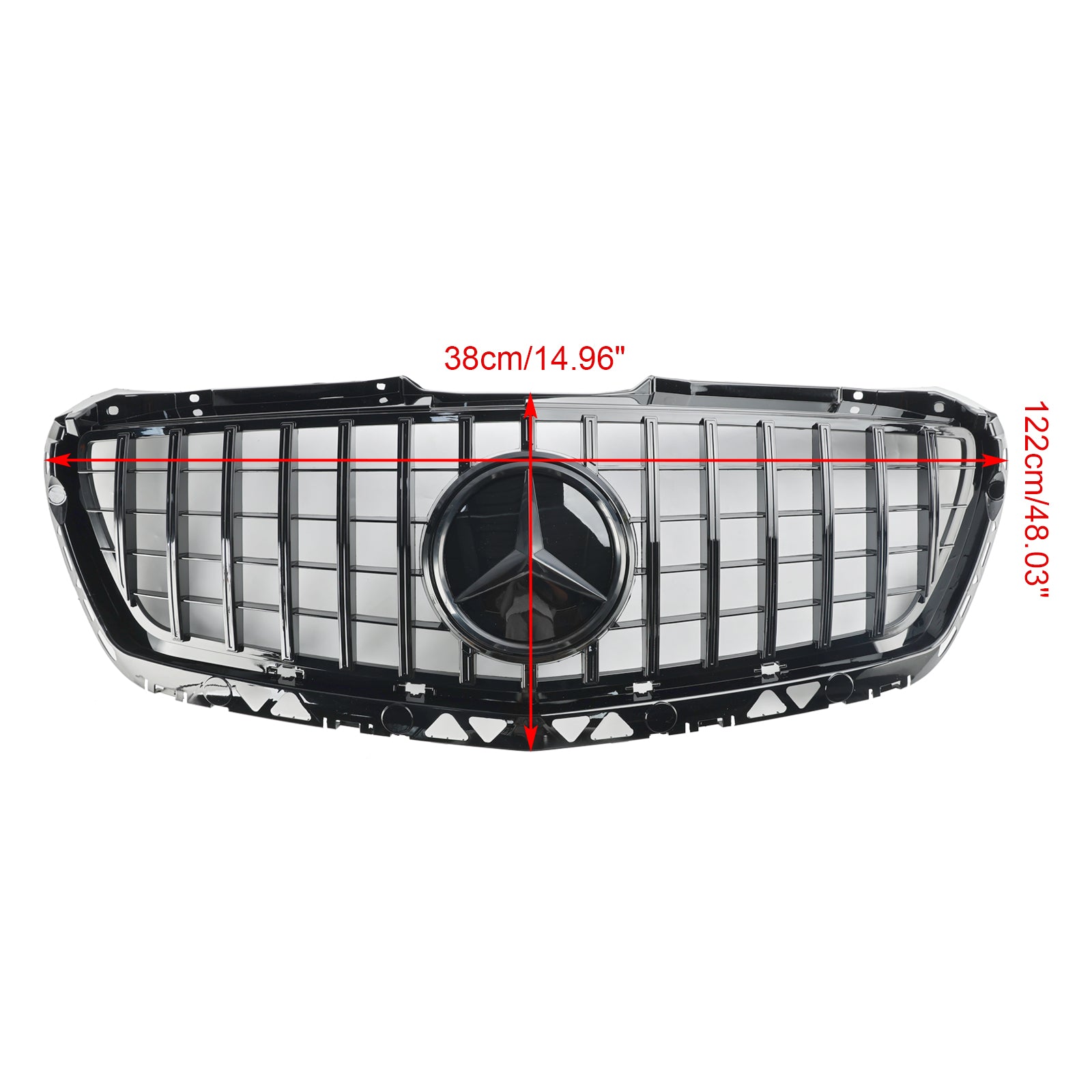 2014-2018 Mercedes Benz Sprinter W906 1500 2500 3500 3500XD Facelift Front Bumper Grill AMG Style Grille - 0