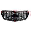 2014-2018 Mercedes-Benz Sprinter W906 1500 2500 3500 3500XD GT-tyylinen maski Etupuskurin krominen maski-9