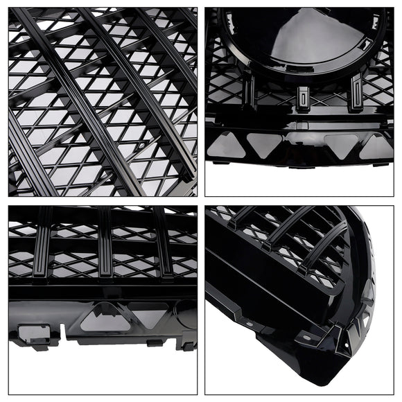 2014-2018 Mercedes-Benz Sprinter W906 1500 2500 3500 3500XD GT-tyylinen maski Etupuskurin krominen maski