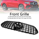 2019-2023 Mercedes Benz GLE Classe C167 V167 GT Style Grill Paraurti anteriore Griglia nera lucida-4