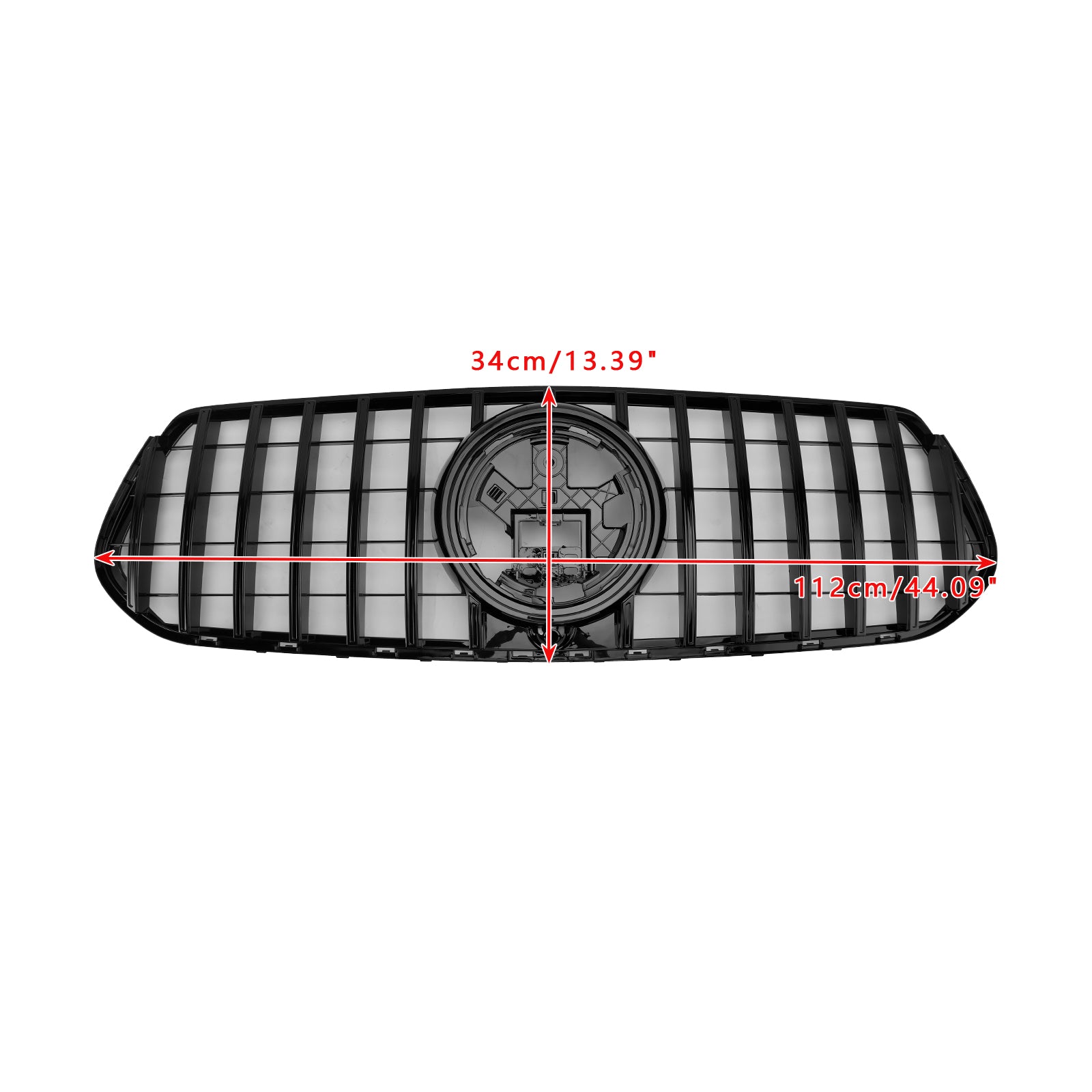 2019-2023 Mercedes Benz Gle Klasse C167 V167 GT Style Grill Front Stoßstange Glossy Black Kühlergrill