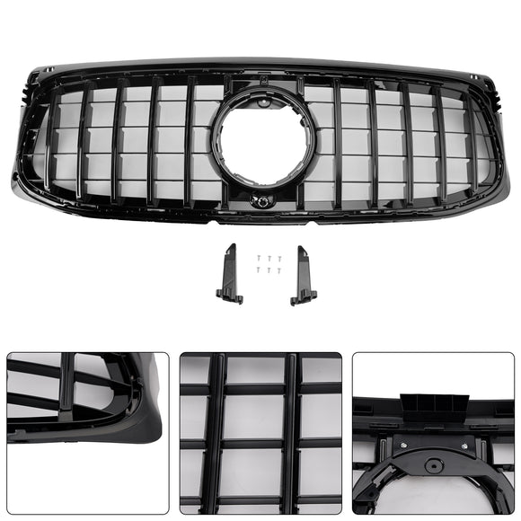 2020-2023 Mercedes Benz GLB-Class X247 GT Style Grill Front Bumper Replacement Glossy Black Grille