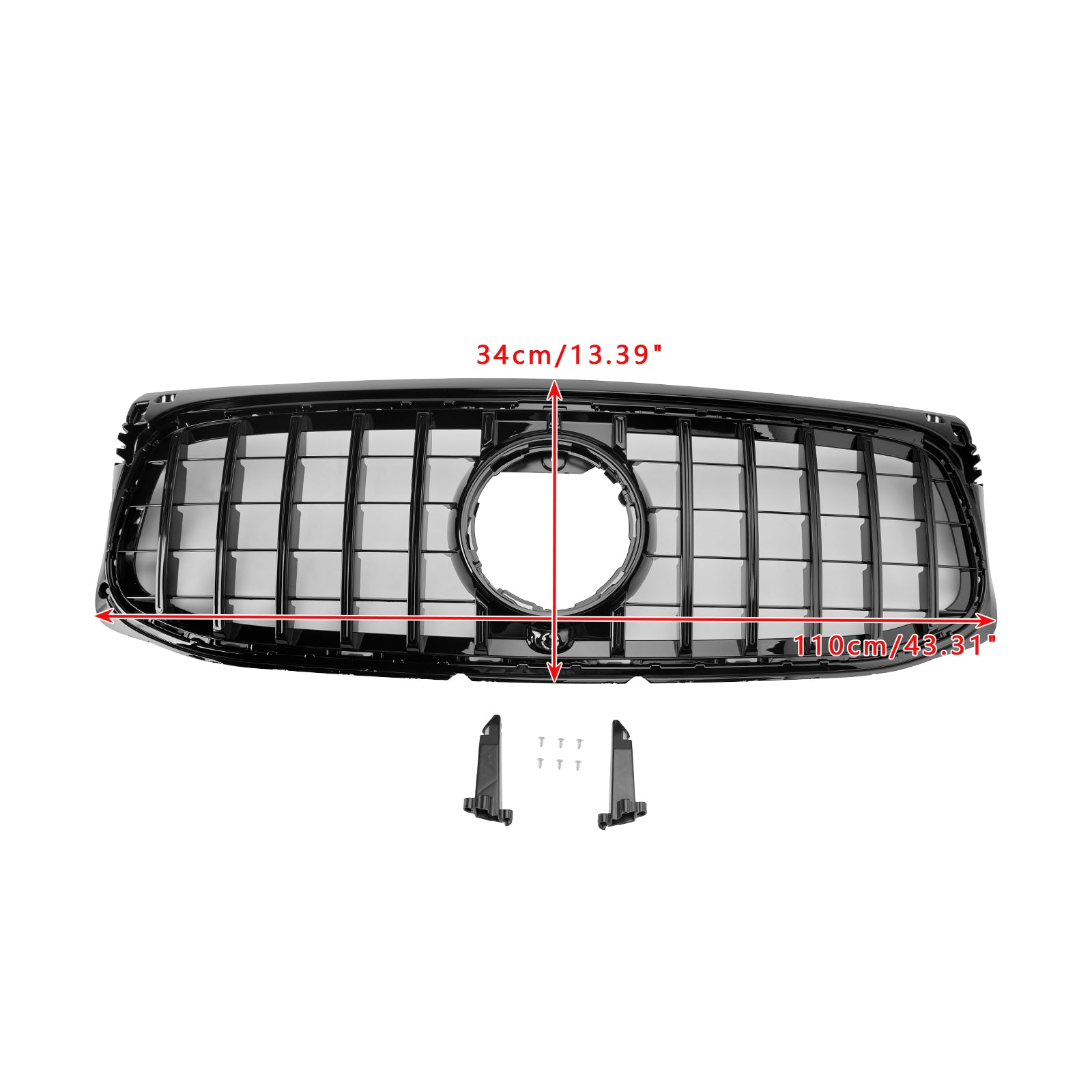 2020-2023 Mercedes Benz GLB-Klasse X247 GT Style Grill Front Stoßstange Ersatz für glänzende Schwarze Kühlergrill