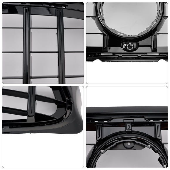 2020-2023 Mercedes Benz GLB-Class X247 GT Style Grill Front Bumper Replacement Glossy Black Grille