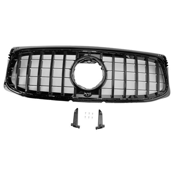 2020-2023 Mercedes Benz GLB-Class X247 GT Style Grill Front Bumper Replacement Glossy Black Grille