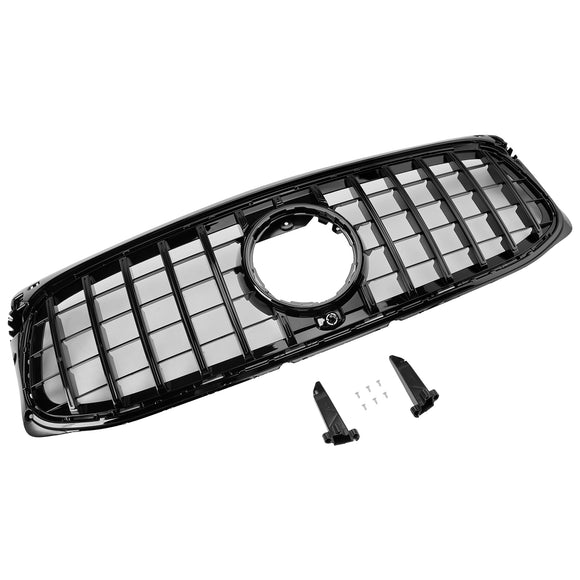 2020-2023 Mercedes Benz GLB-Class X247 GT Style Grill Front Bumper Replacement Glossy Black Grille