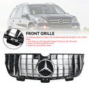 2009.06-2012 Mercedes-Benz Clase GL X164 GL350/GL450/GL500 Parrilla de parachoques delantero cromada/rejilla negra-4
