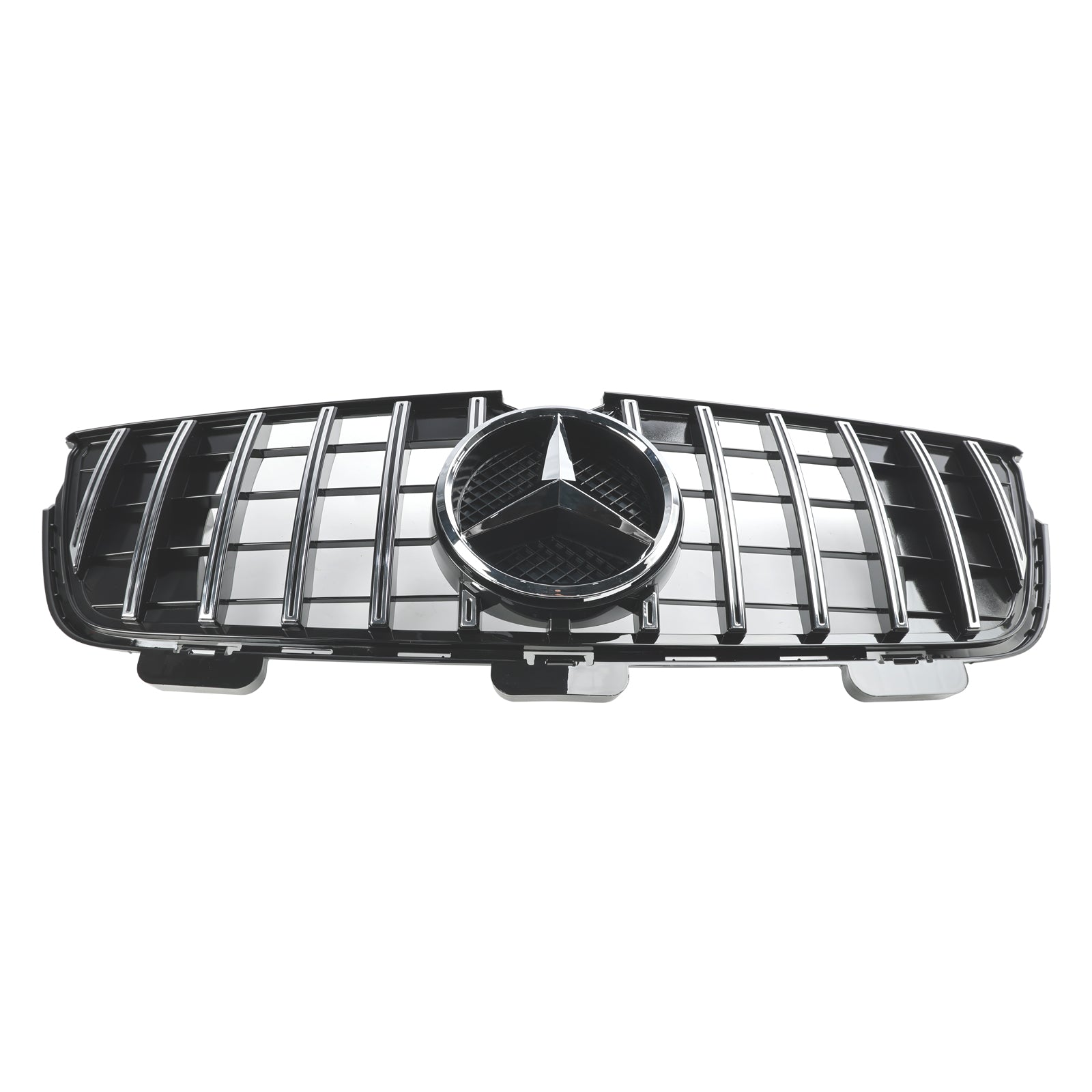 Parrilla delantera cromada/negra para Mercedes-Benz Clase GL X164 GL350/GL450/GL500 2009.06-2012