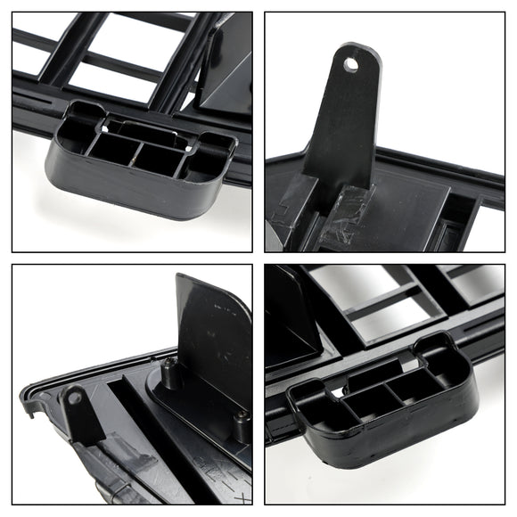 2009.06-2012 Mercedes-Benz Clase GL X164 GL350/GL450/GL500 Parrilla de parachoques delantero cromada/rejilla negra