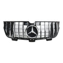 2009.06-2012 Mercedes-Benz Clase GL X164 GL350/GL450/GL500 Parrilla de parachoques delantero cromada/rejilla negra-2