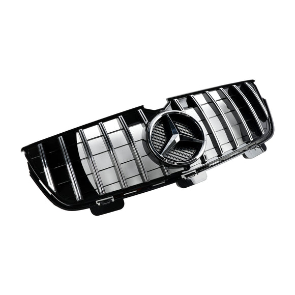 2009.06-2012 Mercedes-Benz Clase GL X164 GL350/GL450/GL500 Parrilla de parachoques delantero cromada/rejilla negra