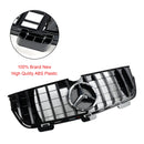 2009.06-2012 Mercedes-Benz Clase GL X164 GL350/GL450/GL500 Parrilla de parachoques delantero cromada/rejilla negra-23
