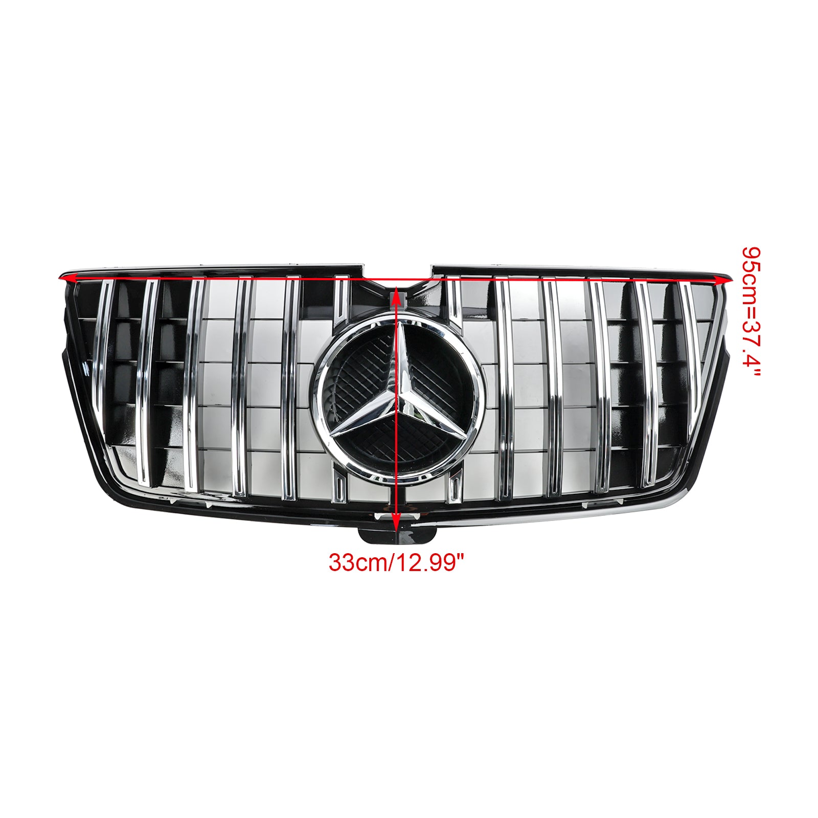 2010-2012 Mercedes-Benz GL-Class X164 GL550 GL63 Front Bumper Grill Grille - 0