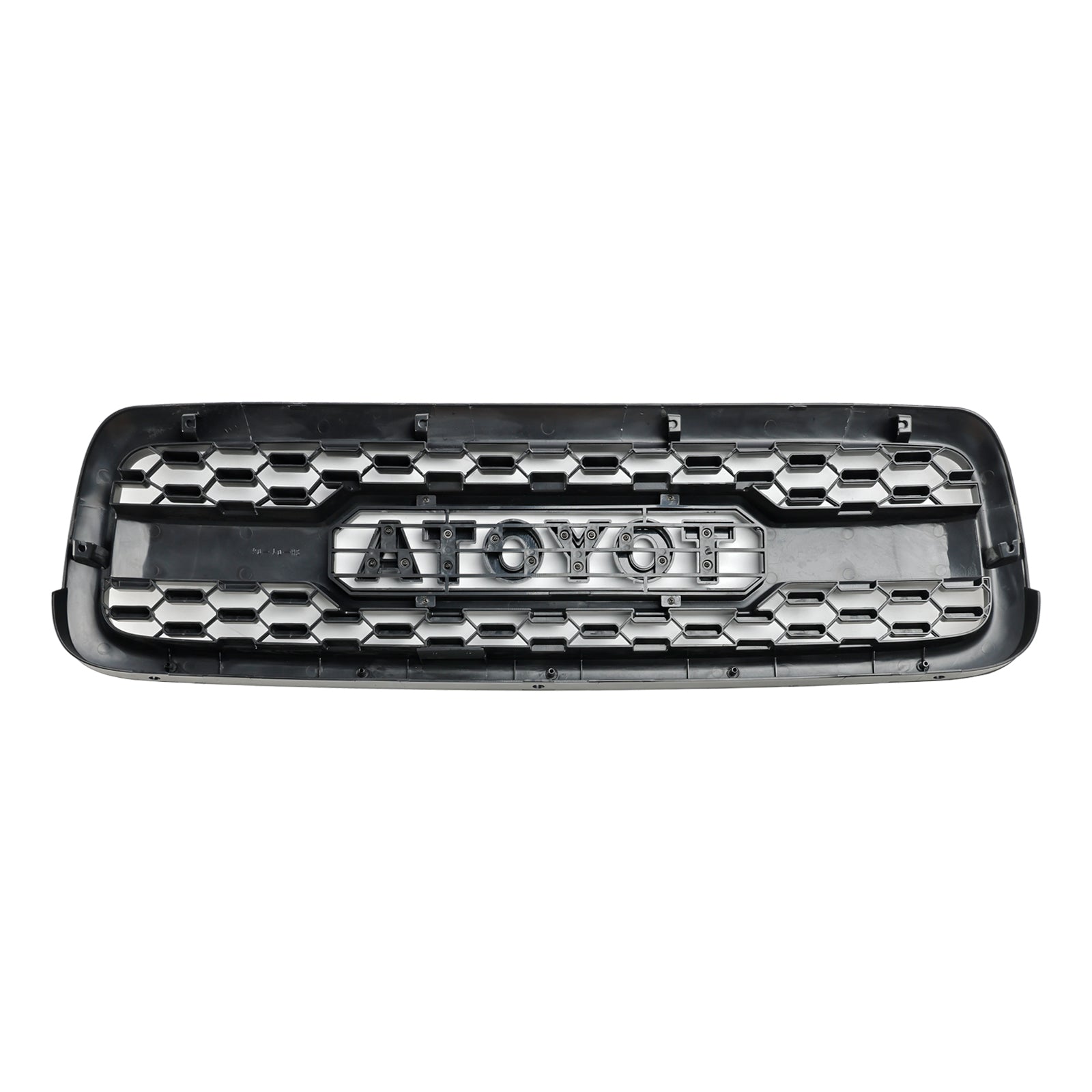 Grille de pare-chocs avant de style TRD RPO Toyota Sequoia 2001-2004 Grille noire mate avec lumières LED