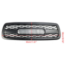 2001-2004 Toyota Sequoia TRD PRO Style Grille de pare-chocs avant Grille noire mate avec lumières LED-2